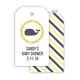 Stripe Whale Hanging Gift Tags with Organza Bags Image 6 of 6